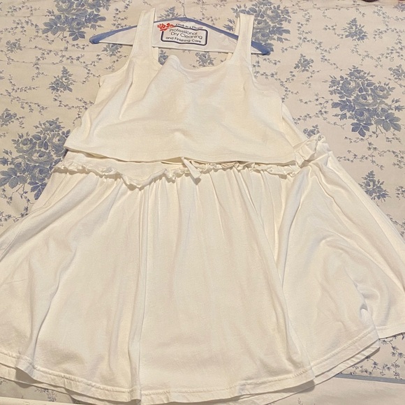 Free People Dresses & Skirts - Free People Cream White Tiered Skirt Set